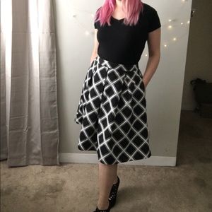Express Plaid Skirt